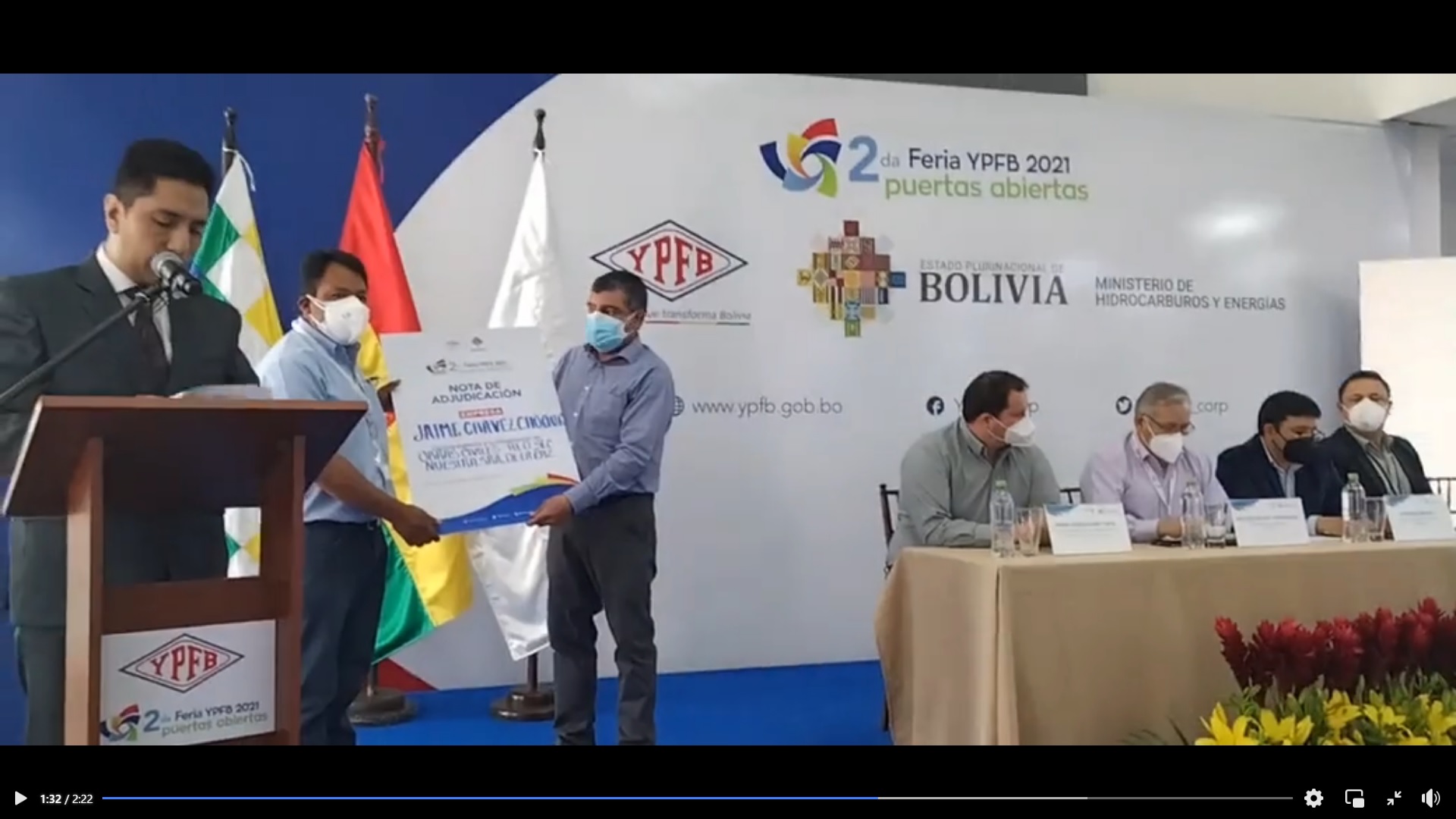 Segunda Feria YPFB 2021 “Puertas Abiertas” concluye con 307 procesos de contratación por bienes y servicios