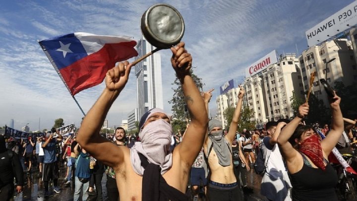 Continúan protestas contra el gobierno de Piñera en Chile