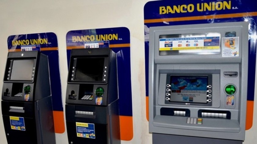 SIN: cajeros automáticos del Banco Unión están habilitados para el pago de impuestos