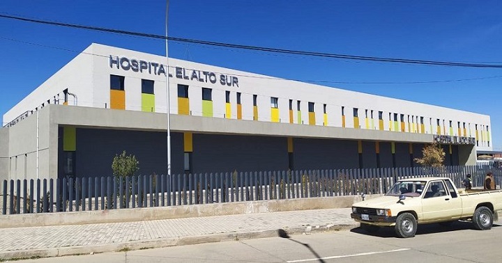 Fortalecerán el Hospital del Sur de El Alto para que forme parte de una red atención a pacientes con COVID-19