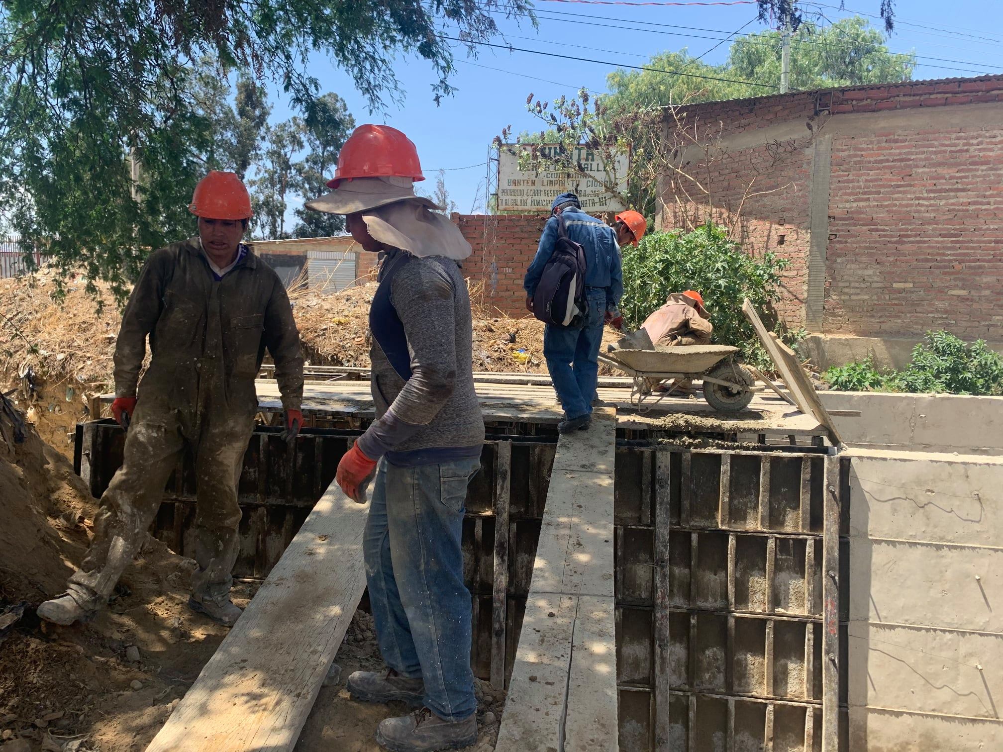 FNDR: Proyecto de canalización y revestimiento del río Morro en Punata tiene el 75% de avance