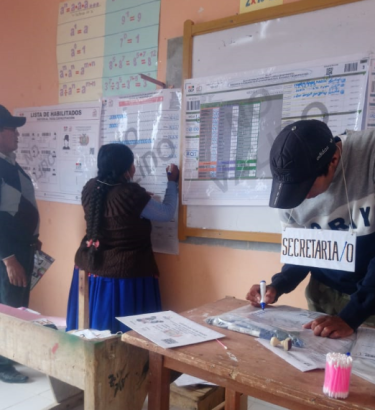 El TED La Paz sortea jurados para segunda vuelta en el departamento