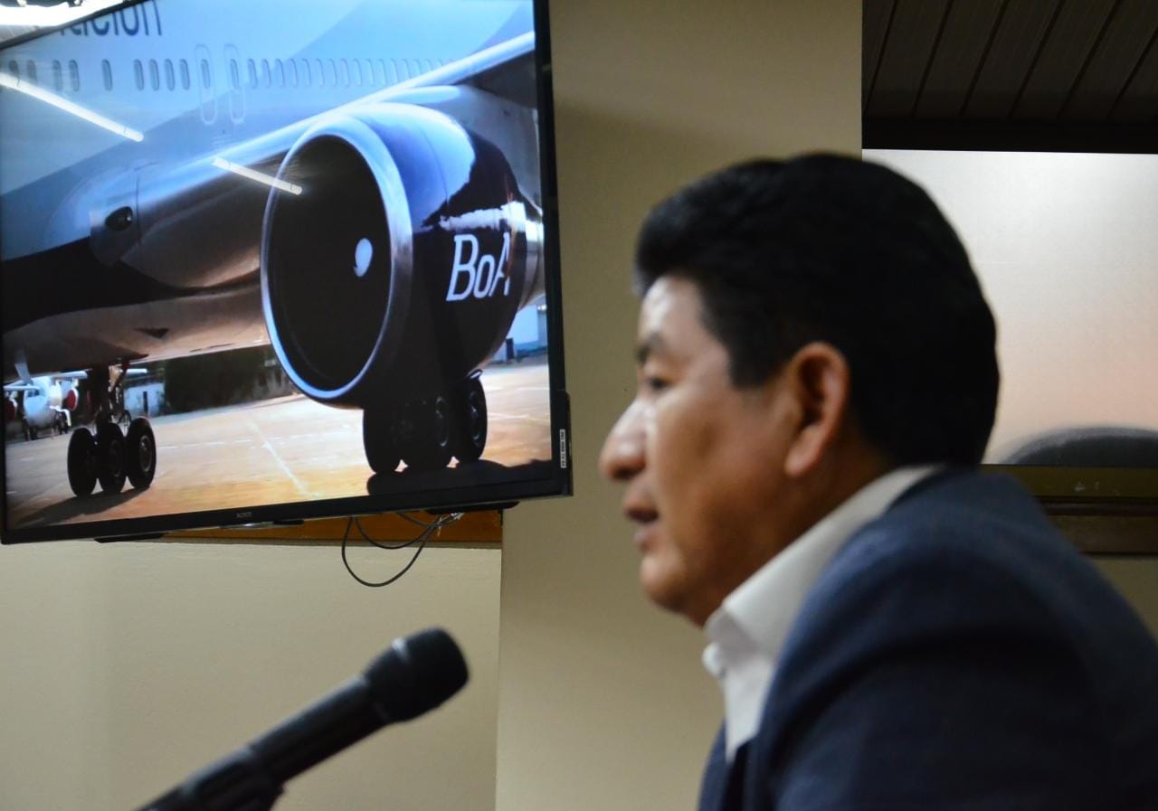 Ministro Montaño: BoA incorporará a su flota dos aeronaves 737-800 en marzo