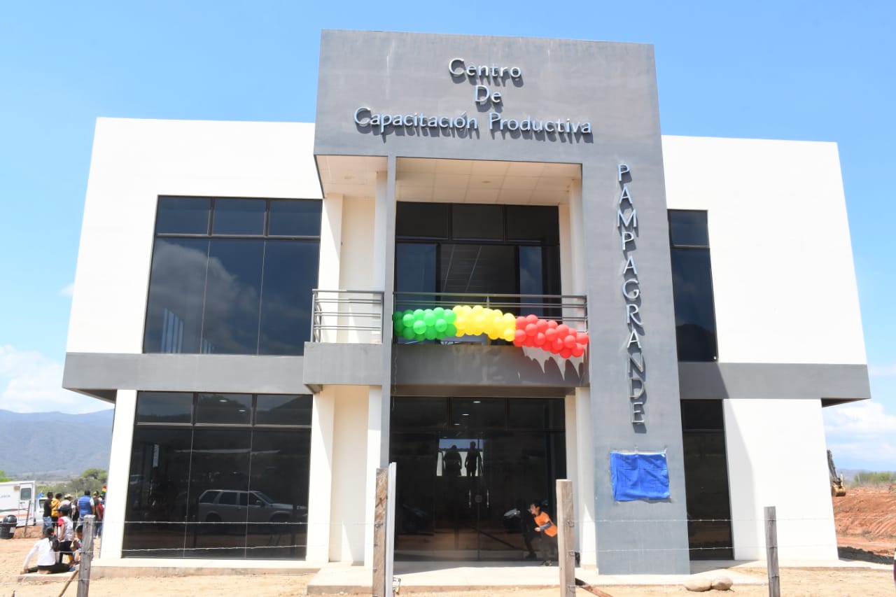 Pampagrande recibe un moderno centro de apoyo y capacitación al desarrollo productivo