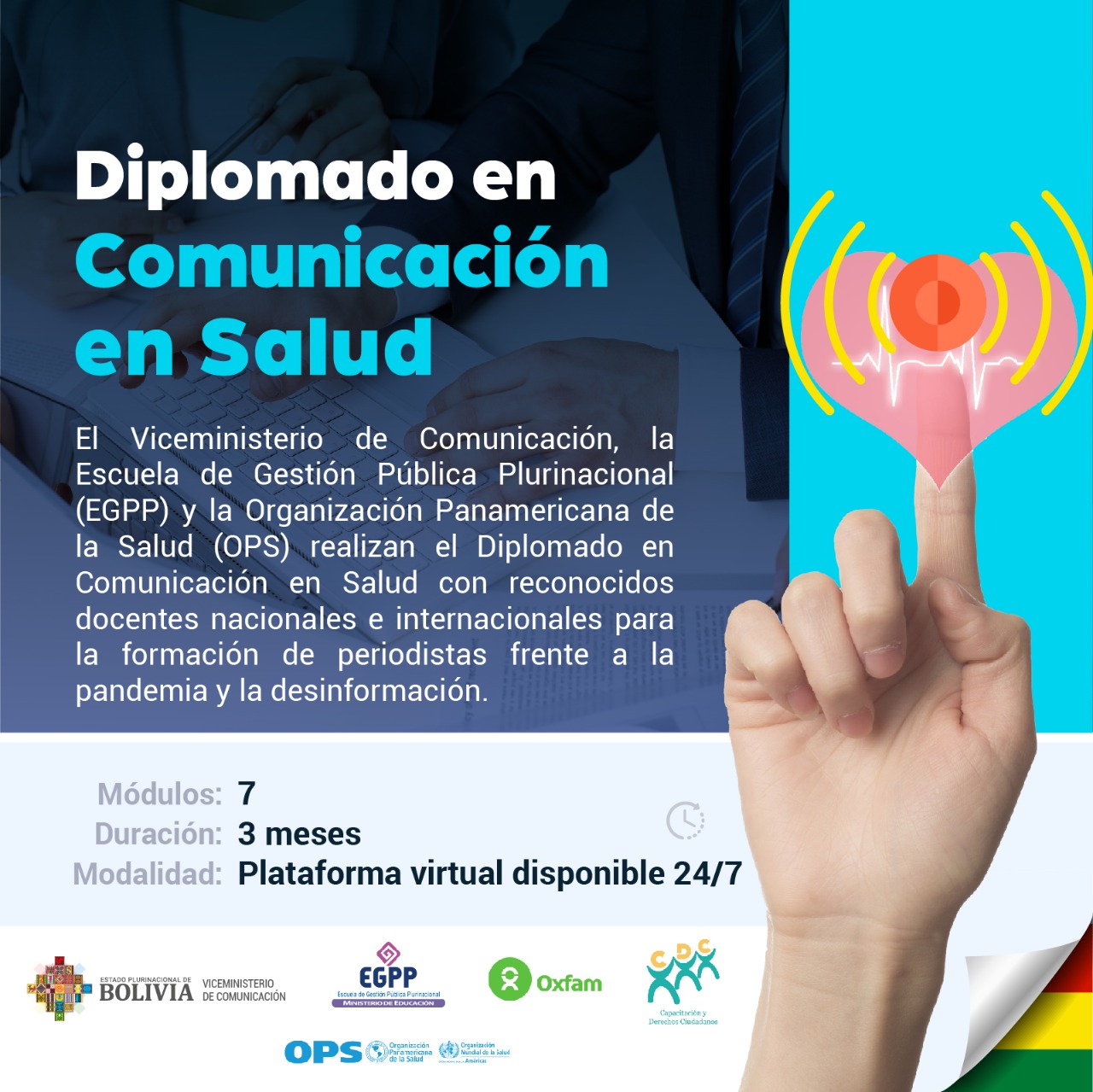 Diplomado en Comunicación en Salud concluye con éxito su primer módulo y muestra preponderancia de participación femenina