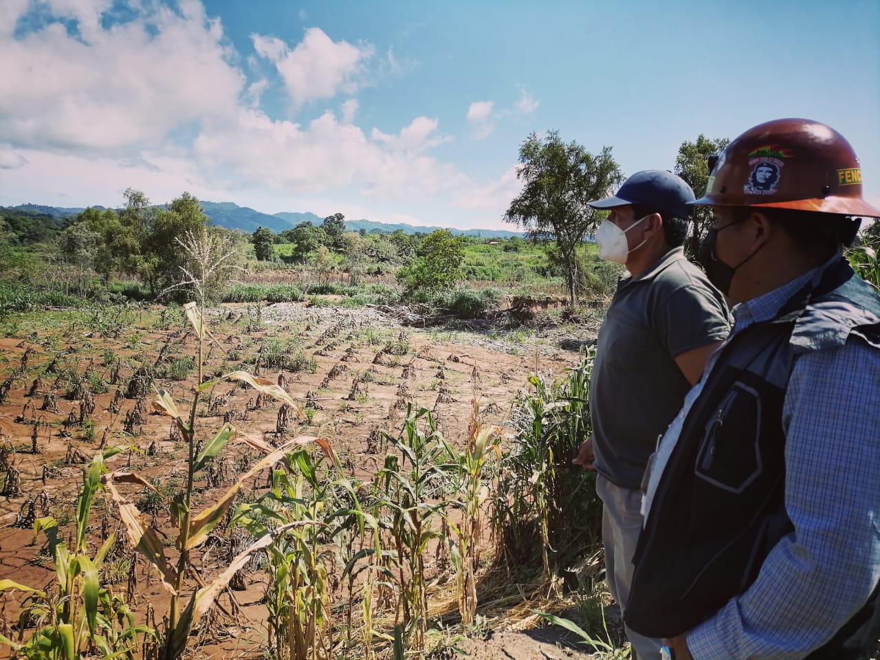 Comisión de Gobierno, Defensa y Fuerzas Armadas verifica los sectores afectados por inundaciones en Bermejo