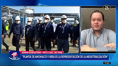 Planta de urea generó $us 60 millones por ventas y redujo costos operativos a 50% en 2021