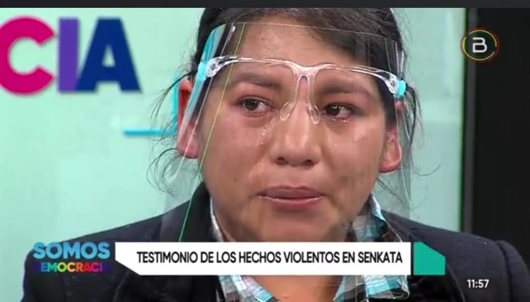 Emma Quispe: “Recibí el impacto de balín en la cabeza”