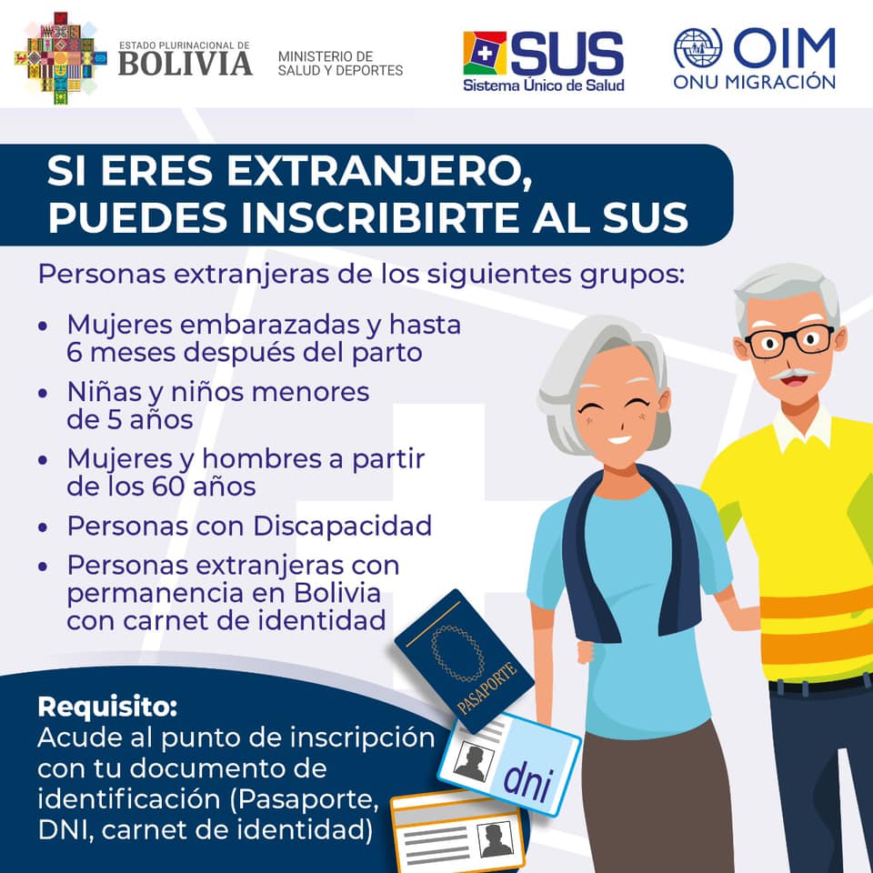 Ministerio de Salud informa que extranjeros pueden inscribirse al SUS