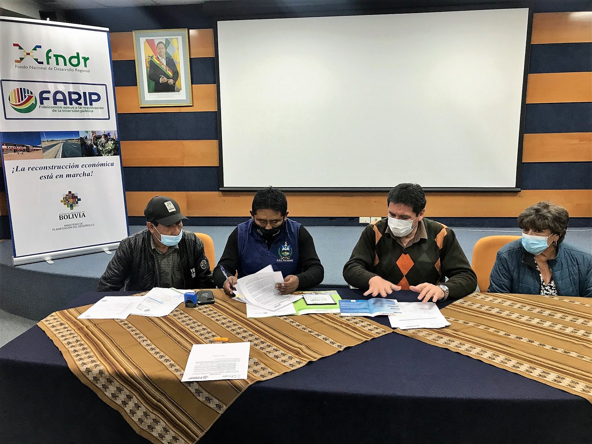 FNDR concreta financiamientos del FARIP para los municipios de Achacachi, Pucarani, Villa Azurduy y Corque