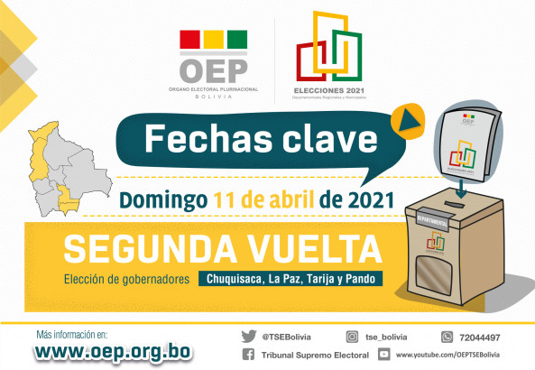 El Órgano Electoral ejecuta acciones clave para llevar a cabo la segunda vuelta electoral