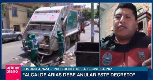 Fejuve exige que Arias deje sin efecto su impuestazo y amenaza con medidas de hecho