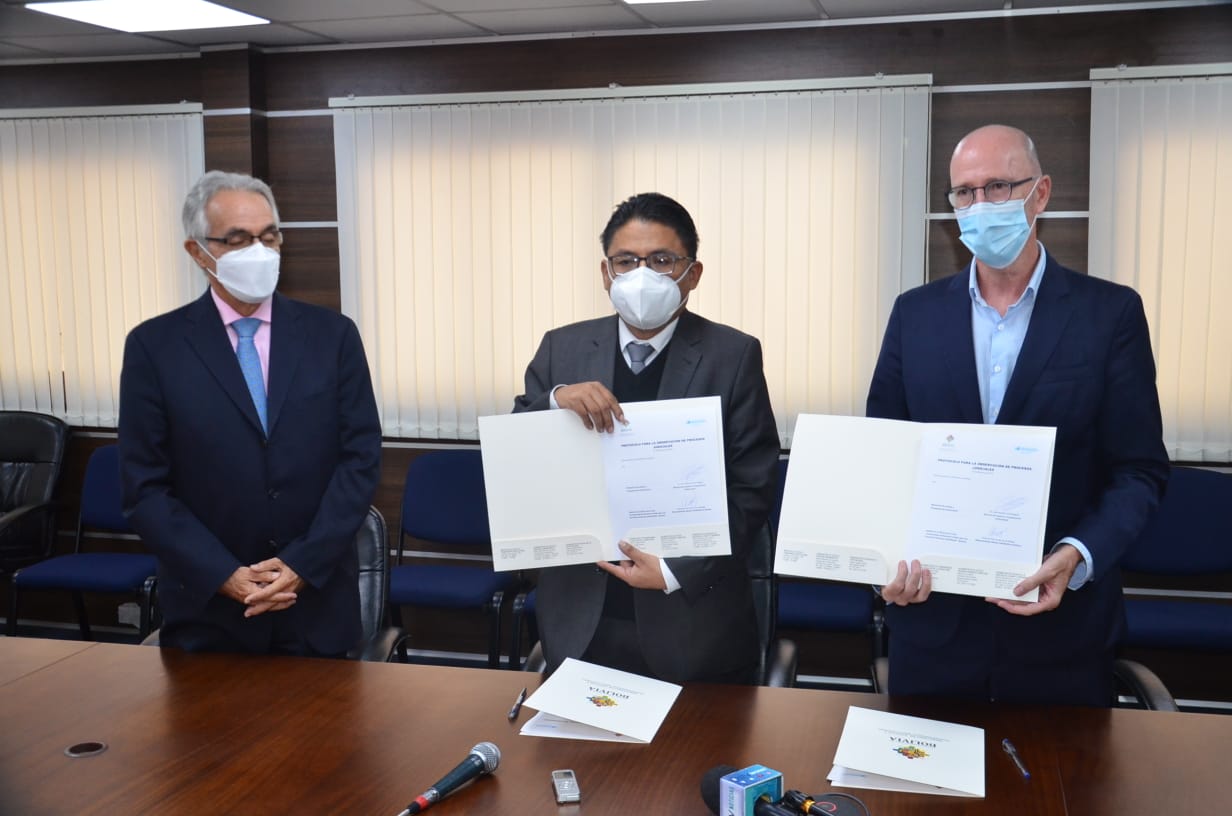 Alto Comisionado de DDHH de la ONU y Ministerio de Justicia suscriben protocolo de seguimiento a procesos judiciales