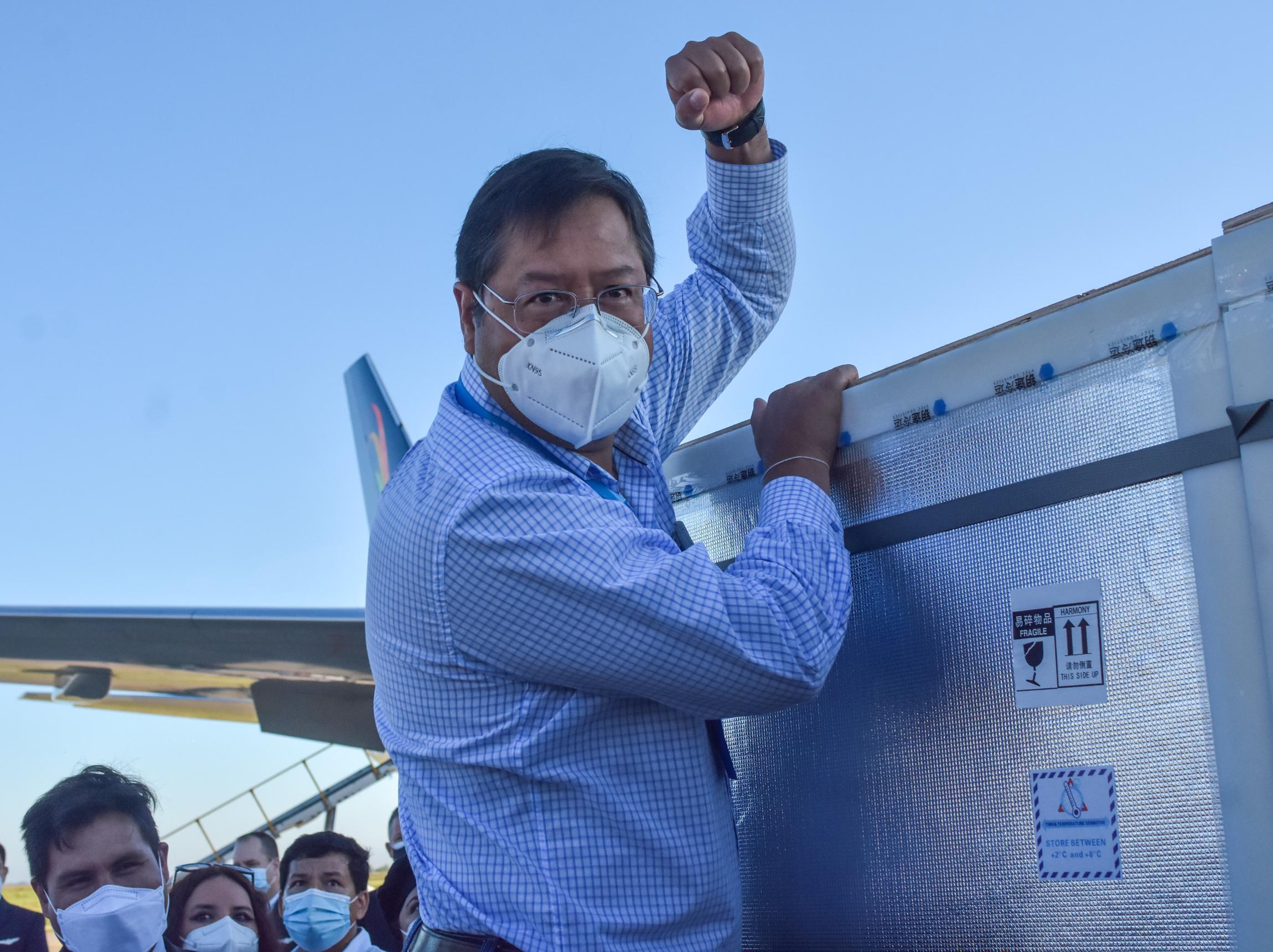 A un año de la llegada del COVID-19, Arce afirma haber cumplido con el pueblo en la lucha contra la pandemia