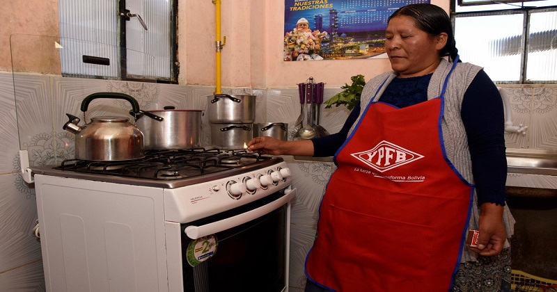YPFB recomienda no realizar ningún pago adicional al monto de la factura de gas domiciliario