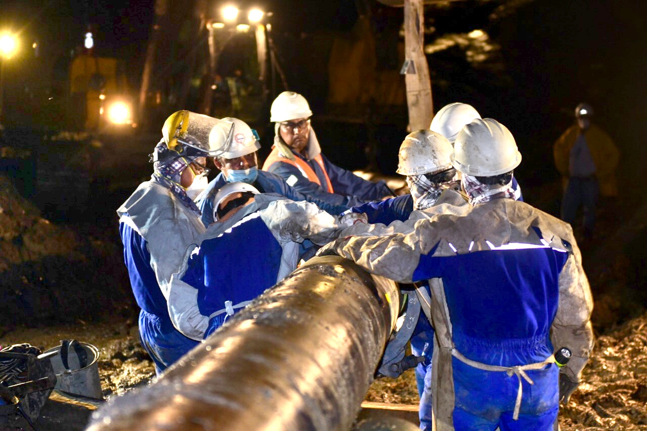 YPFB Transporte concluye reparación del gasoducto Carrasco - Cochabamba