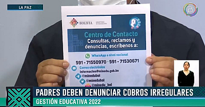 Educación habilita dos líneas en WhatsApp para denunciar cobros irregulares en colegios privados