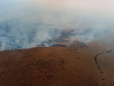 Realizarán sobrevuelo en Otuquis para verificar que el fuego no se haya reactivado