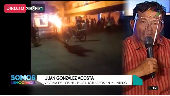 Víctima de los hechos violentos en Montero: “Nos siguieron hasta el hospital para matarnos”