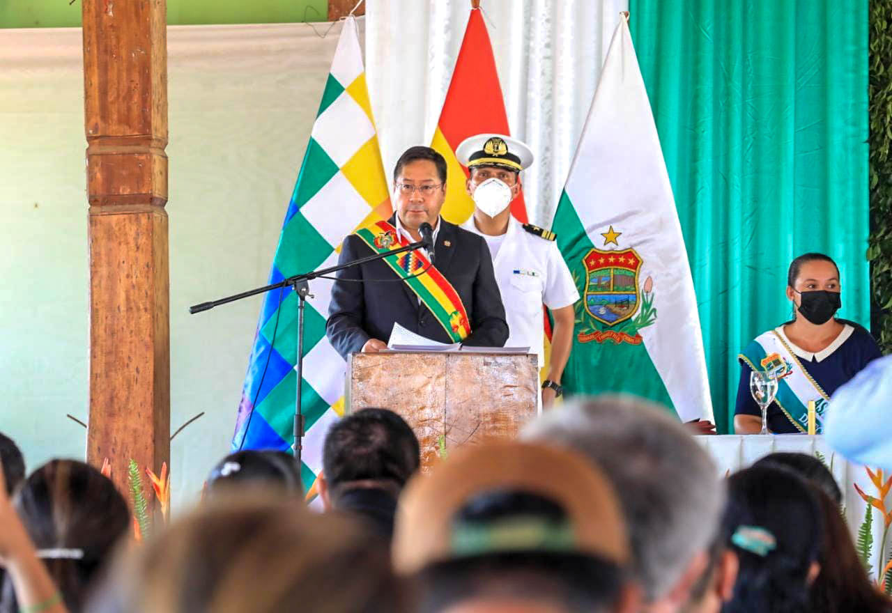 Presidente Arce anuncia millonarias inversiones para impulsar el desarrollo productivo de Pando
