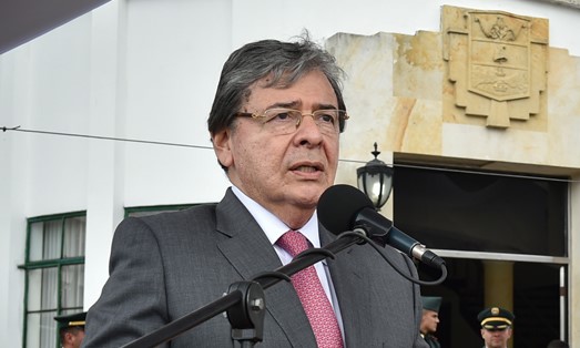 Bolivia envía condolencias por el fallecimiento del Ministro de Defensa de Colombia