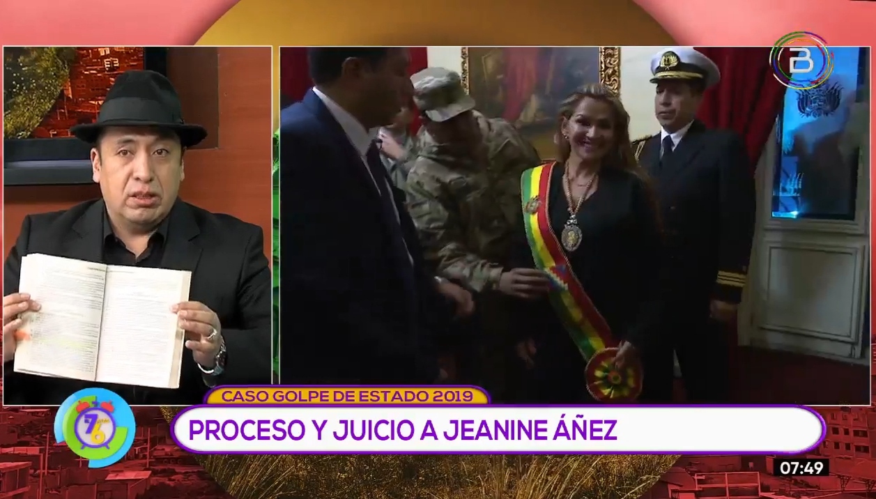 Abogado Valdez ratifica que Áñez violó toda normativa para autonombrarse presidenta de facto