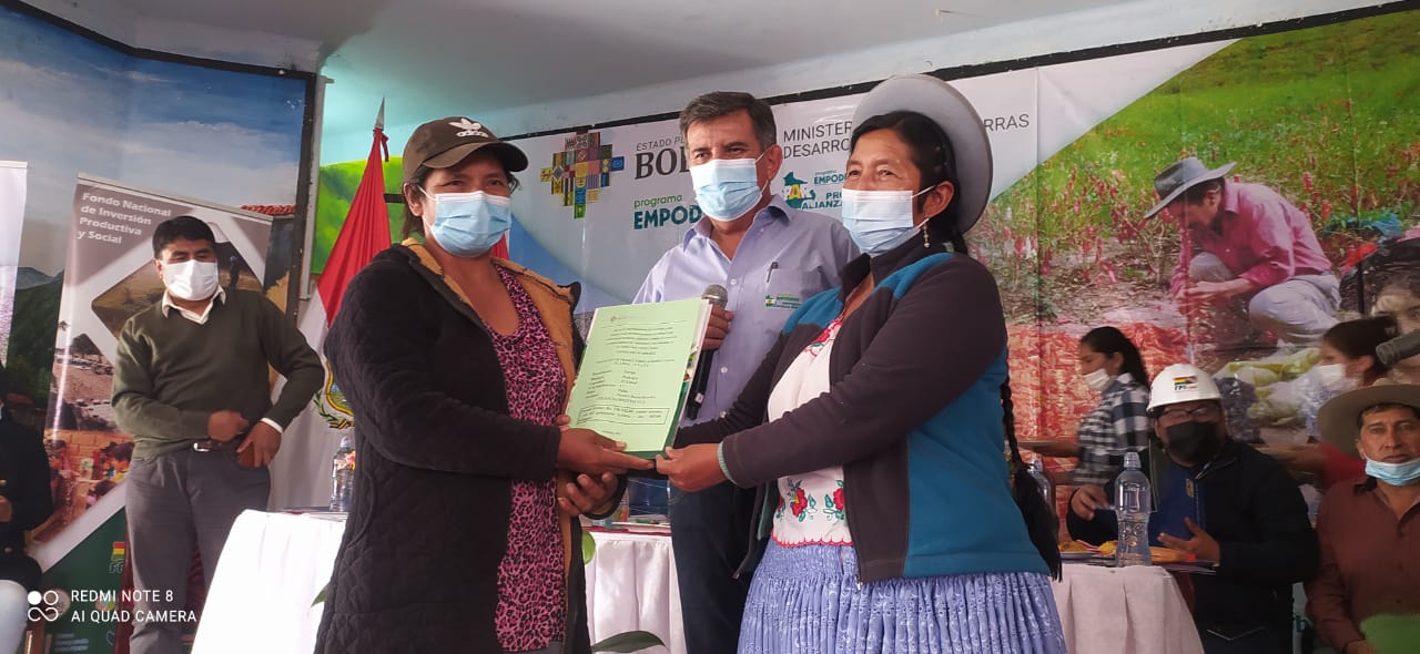 Tarija: Gobierno invierte más de Bs 9 millones en proyectos productivos en el municipio de Padcaya