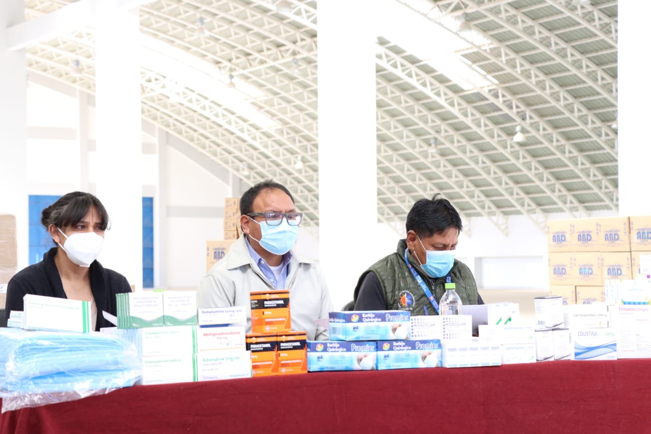 Potosí recibe medicamentos contra el COVID-19 por más de Bs 5 millones