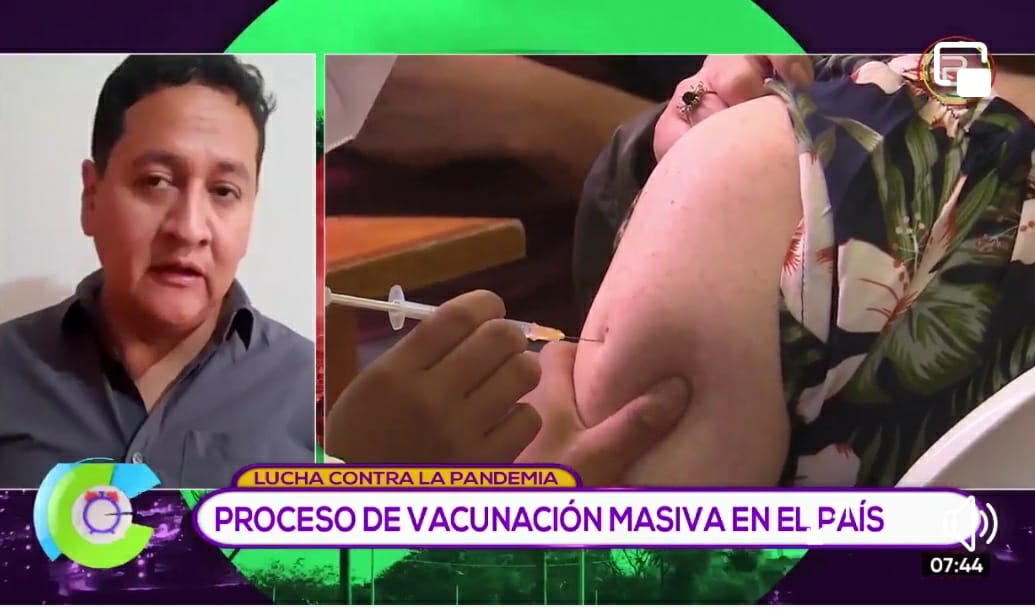 Terrazas: Tarija y Cochabamba son los departamentos con mayor cobertura de vacunación anticovid