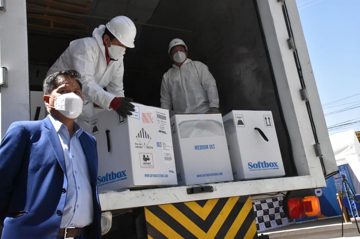 Bolivia recibirá este mes 1.900.00 vacunas Moderna, 1.500.000 Pfizer y 1.000.000 AstraZeneca