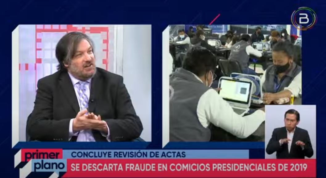 Revisión acta por acta: Veedor internacional descarta fraude en los comicios de 2019 y critica rol de Almagro