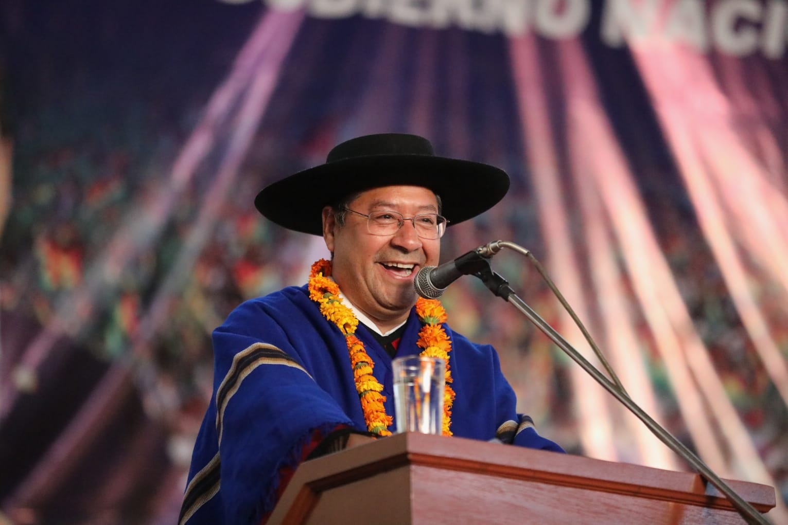 Presidente Luis Arce Catacora, participa en el “Gran Encuentro de la Familia Gremial”, en Tarija.