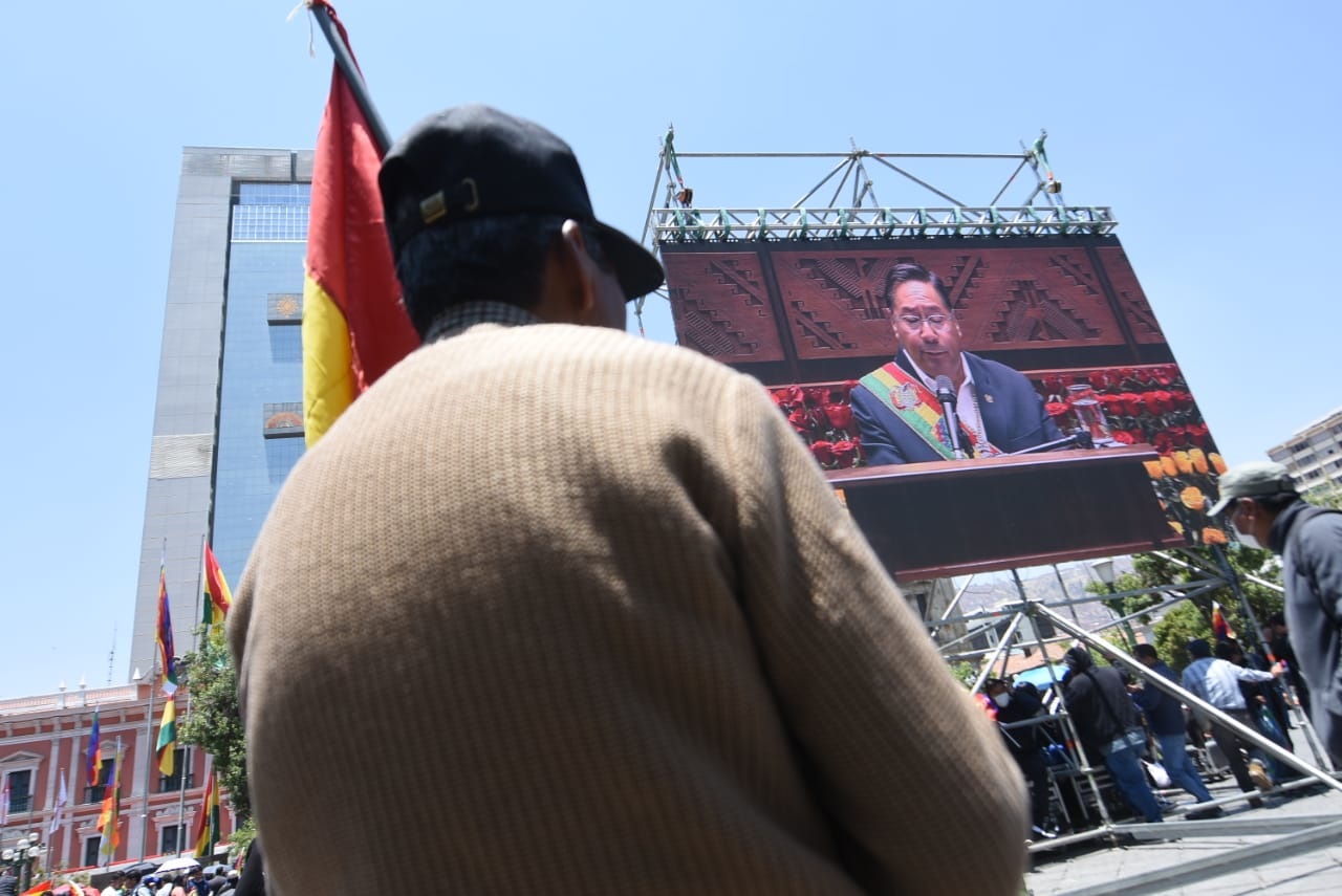 Presidente participa en la ceremonia ancestral de agradecimiento a la Pachamama, en el inicio del tercer año de su gestión.
