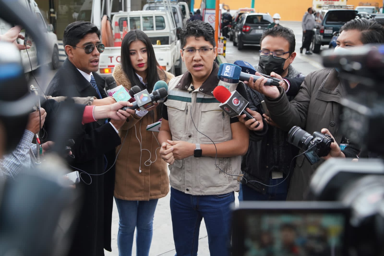 El Director Ejecutivo de la Agencia ANH Ing. Germán Jiménez, afirmó el abastecimiento de combustibles en el departamento de La Paz, Santa Cruz y el resto del país