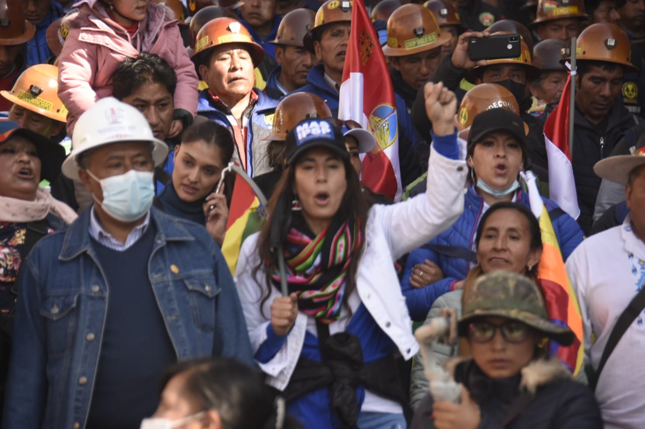 Asistentes a la Marcha en Defensa de la Democracia y la Reconstrucción Económica 3