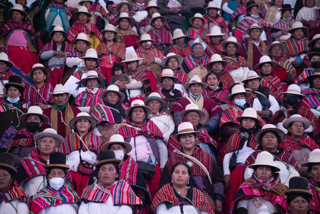 Cumbre Productiva Nacional desde la Visión de la Mujer Campesina Indígena Originaria con Enfoque de Descolonización y Despatriarcalización con la participación del Vicepresidente David Choquehuanca Céspedes