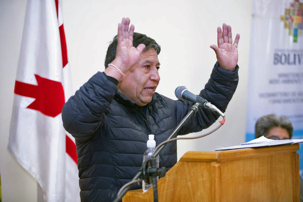 El Vicepresidente del Estado Plurinacional de Bolivia, Jilata David Choquehuanca Céspedes, participó de los 25 años de la fundación de la Asociación de Gobiernos Autónomos Municipales de Chuquisaca