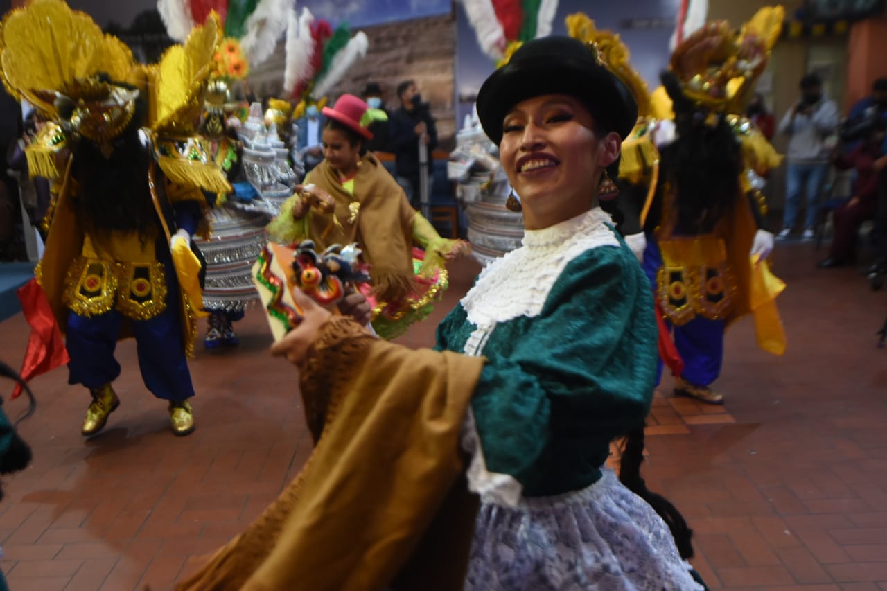 Presentación del Día Nacional de la Danza “La Morenada,” en el Ministerio de Culturas