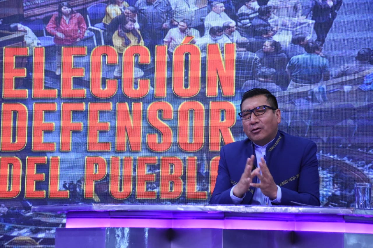 En el programa “Las 7 en el 7” como invitado, Presidente de la Cámara de Diputados, Freddy Mamani