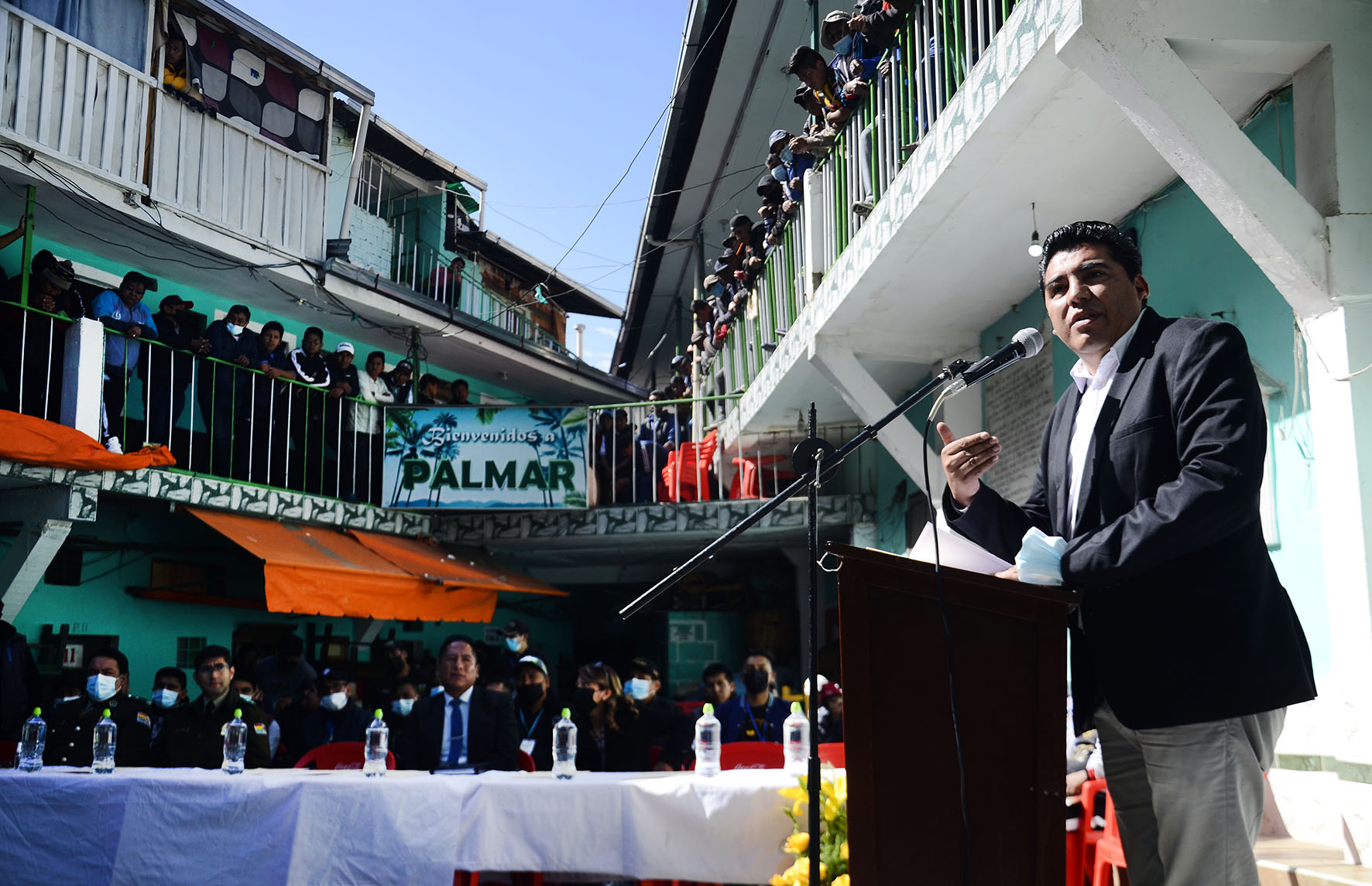 Acto de entrega de refacción y mejoras al área de cocina del Recinto Penitenciario de San Pedro
