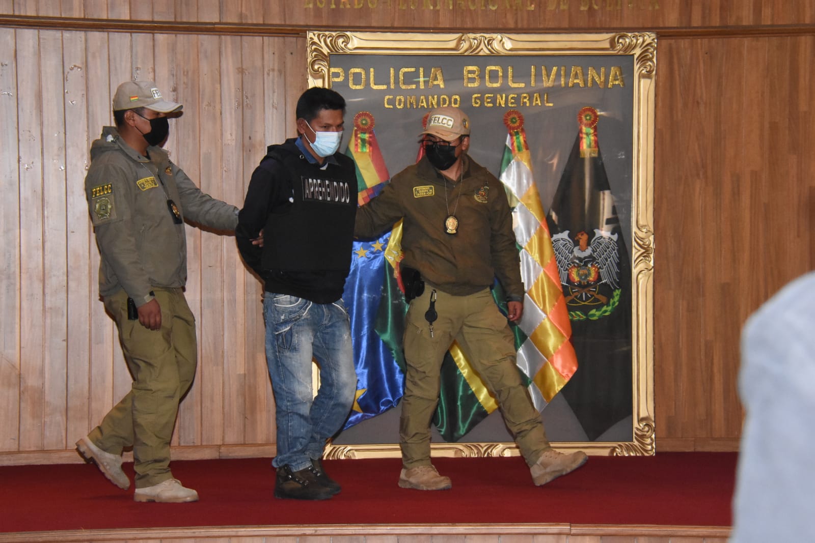 El viceministro de Seguridad Ciudadana, Roberto Ríos realizó la presentación de los últimos casos relevantes de la Fuerza Especial de Lucha Contra el Crimen