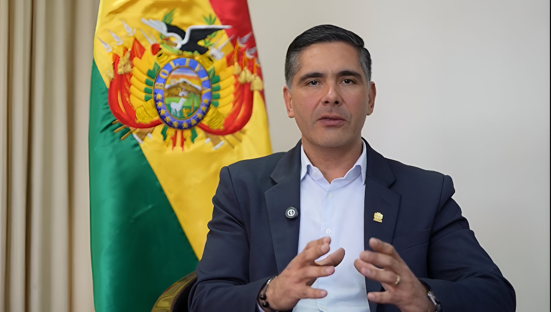 El ministro de Desarrollo Productivo, Rural y Agua, Oscar Mario Justiniano. Foto: MDPRyA.