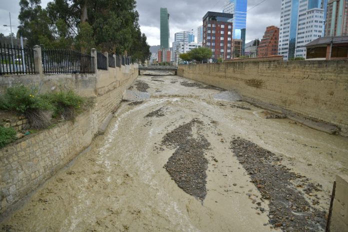 Alerta naranja en La Paz por crecida de ríos. Foto: Agencia Municipal de Noticias.