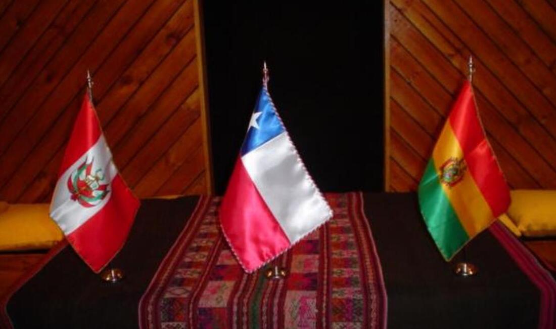 Banderas de Perú, Chile y Bolivia. Foto: internet