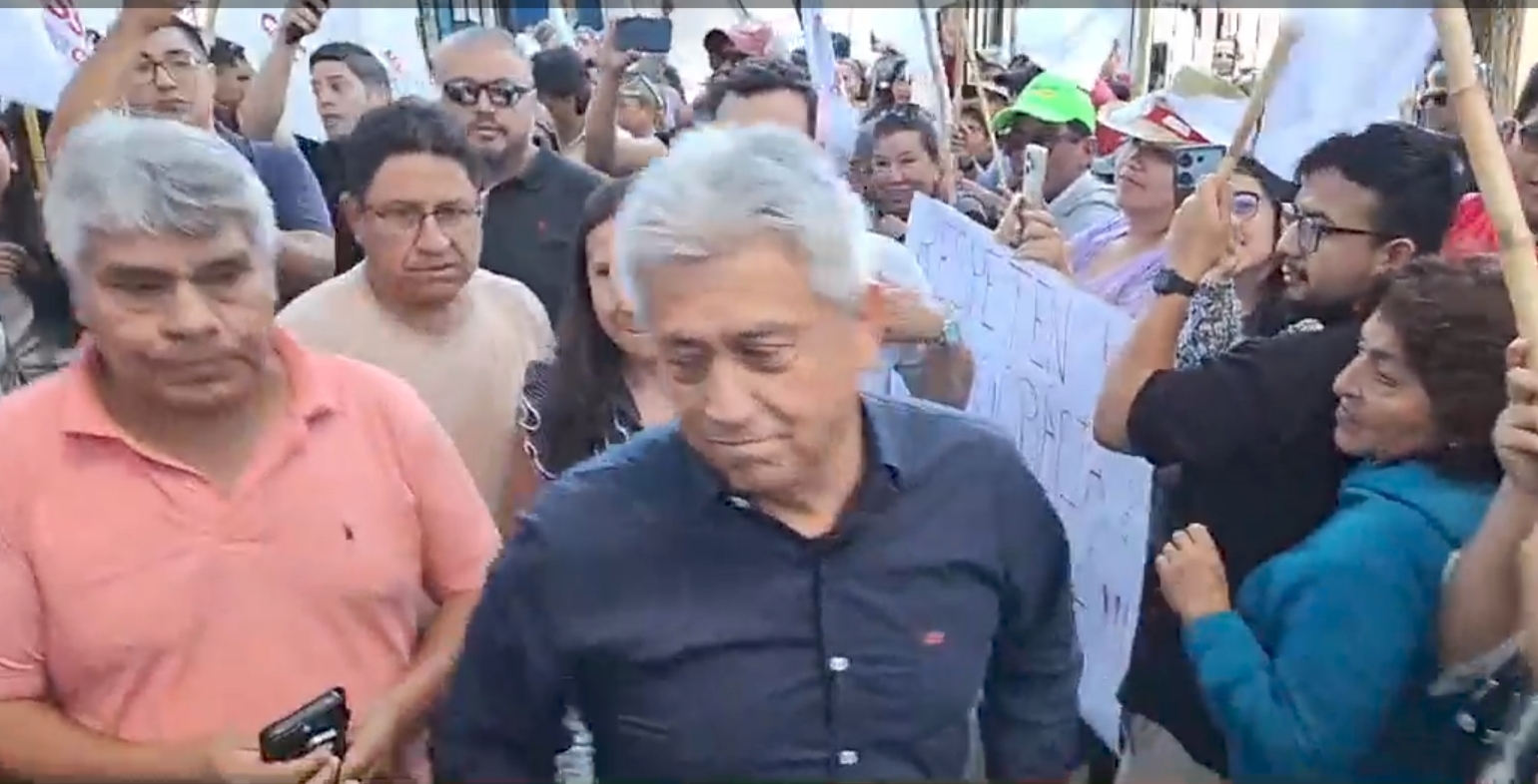 Mario Cossio en predios del TDJ de Tarija. Foto: Captura de pantalla