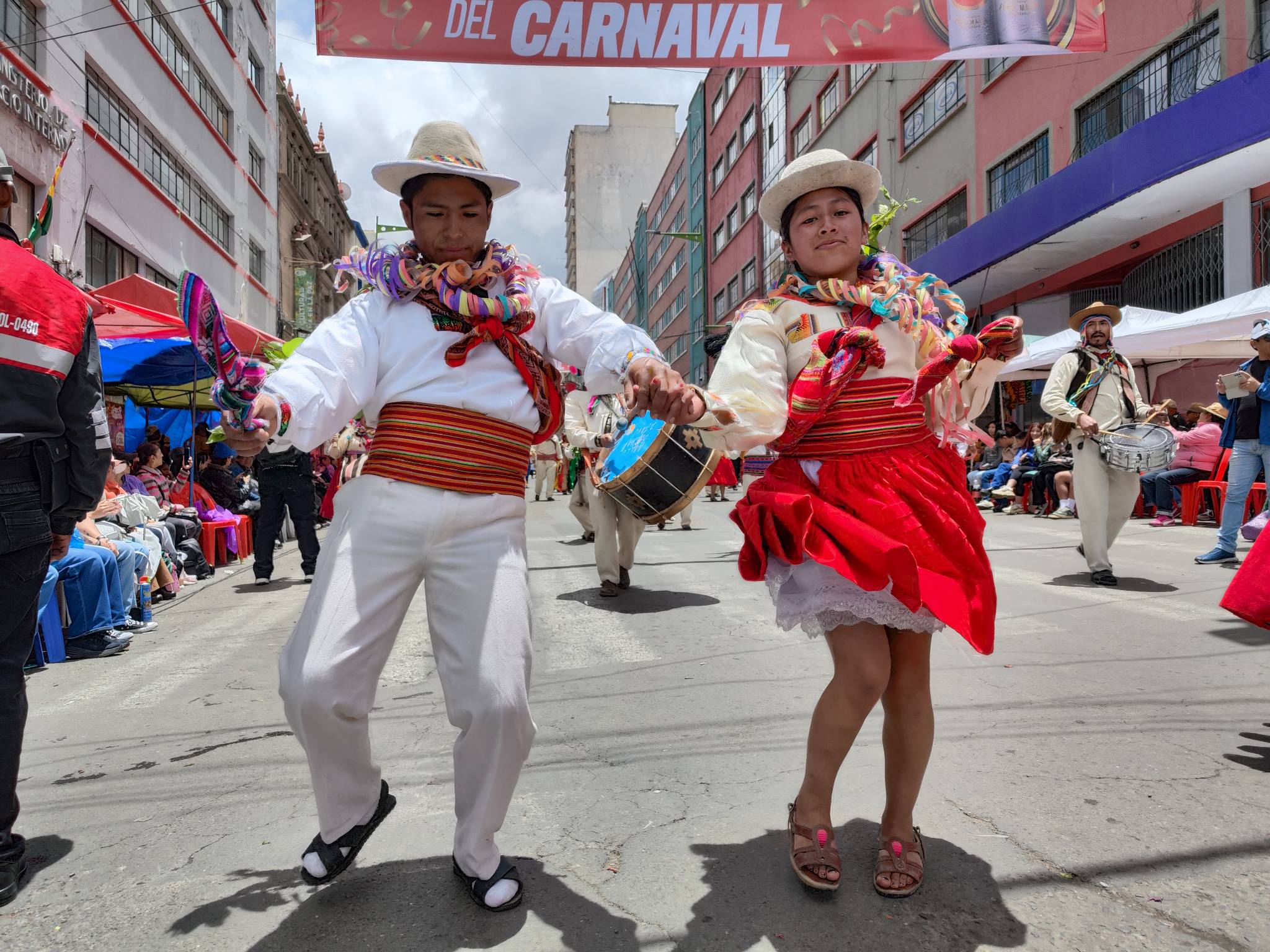 Baile y alegría en el Jisk'a Anata. Foto: GAMLP.