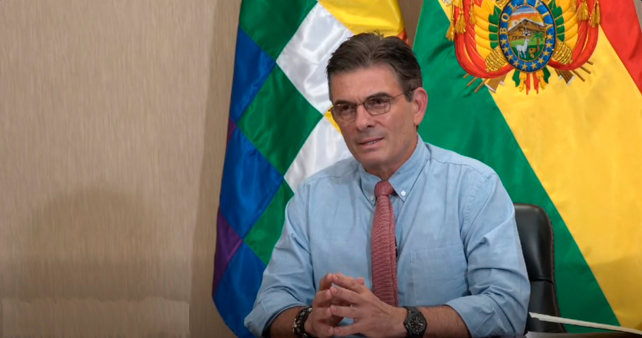 El presidente Rodrigo Paz Pereira.