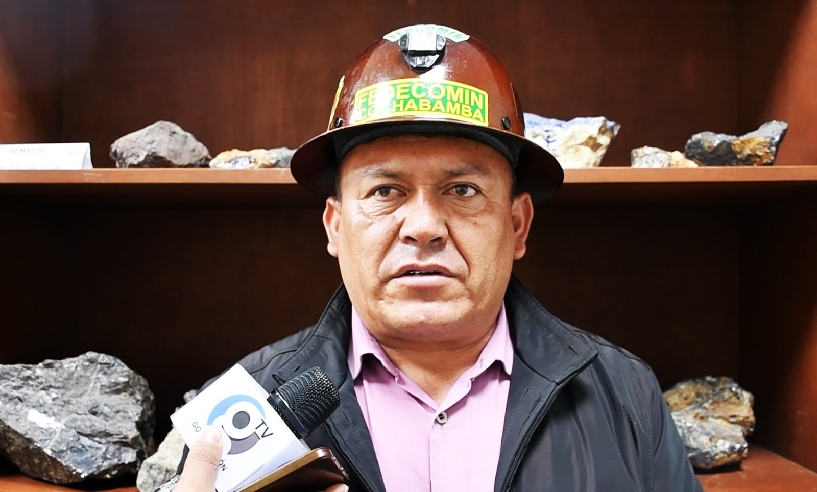 Secretario Departamental de Minería e Hidrocarburos, Eleuterio Galindo. Foto: GADC.
