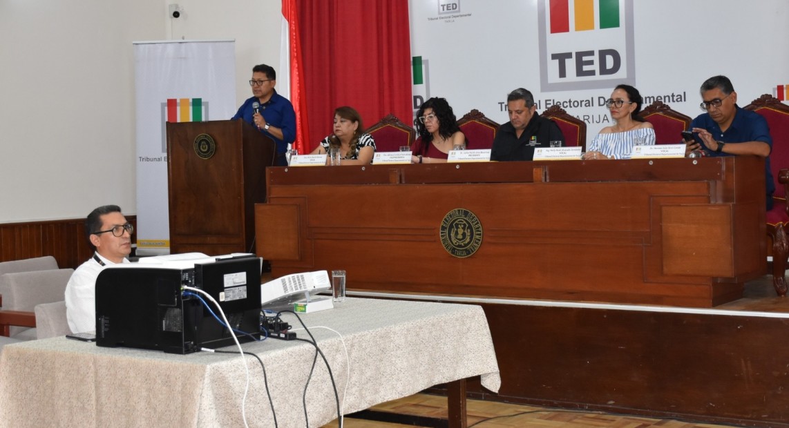 Vocales del TED de Tarija. Foto: Archivo/TSE.