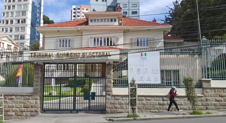 Tribunal Supremo Electoral en La Paz. Foto: Fuente Directa Órgano Electoral Plurinacional.